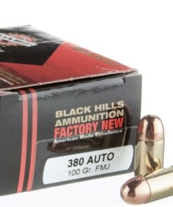 20 Rounds of .380 ACP Ammo by Black Hills Ammunition - 100gr FMJ