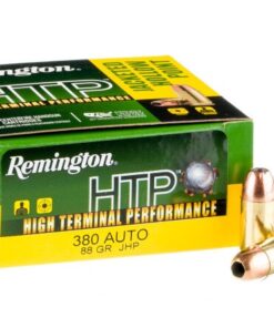 20 Rounds of .380 ACP Ammo by Remington HTP - 88gr JHP