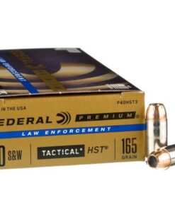 1000 Rounds of .40 S&W Ammo by Federal - 165gr JHP HST