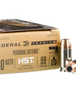 20 Rounds of .380 ACP Ammo by Federal Personal Defense Micro - 99gr HST