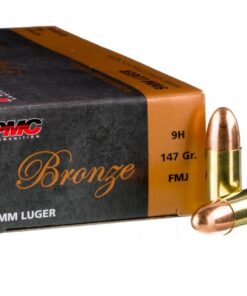 1000 Rounds of 9mm Ammo by PMC - 147gr FMJ