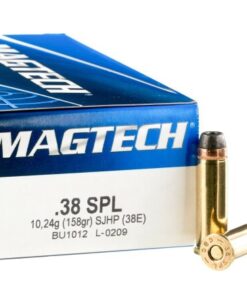 50 Rounds of .38 Spl Ammo by Magtech - 158gr SJHP