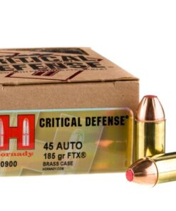 200 Rounds of .45 ACP Ammo by Hornady Critical Defense - 185gr JHP
