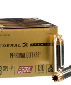 20 Rounds of .38 Spl +P Ammo by Federal Hydra-Shok Deep - 130gr JHP