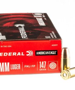 1000 Rounds of 9mm Ammo by Federal - 147gr FMJ