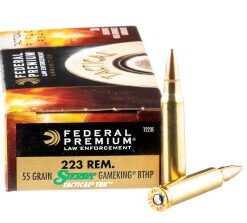 500 Rounds of .223 Ammo by Federal LE TRU - 55gr GameKing BTHP