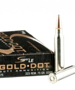 500 Rounds of .223 Rem Ammo by Speer Gold Dot - 75gr SP