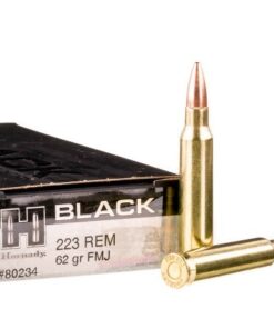 200 Rounds of .223 Ammo by Hornady BLACK - 62gr FMJ