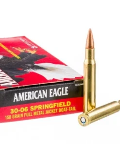 20 Rounds of 30-06 Springfield Ammo by Federal American Eagle - 150gr FMJBT