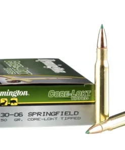 200 Rounds of 30-06 Ammo by Remington Core-Lokt Tipped - 150gr Polymer Tipped