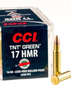 50 Rounds of .17HMR Ammo by CCI - 16gr Lead Free HP