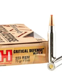 20 Rounds of .223 Ammo by Hornady Critical Defense - 73gr Polymer Tipped FTX