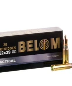 20 Rounds of 7.62x39 Ammo by Belom - 123gr FMJ