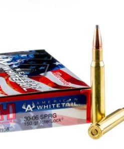 20 Rounds of 30-06 Springfield Ammo by Hornady American Whitetail - 150gr SP