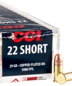 100 Rounds of .22 Short Ammo by CCI - 29gr CPRN