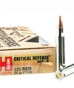 20 Rounds of .223 Ammo by Hornady Critical Defense - 55gr FTX