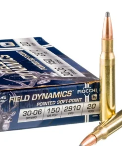 20 Rounds of 30-06 Springfield Ammo by Fiocchi - 150gr PSP