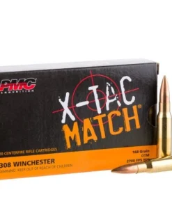 20 Rounds of .308 Win Ammo by PMC - 168 Grain Sierra MatchKing OTM