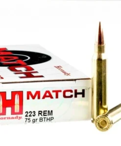 20 Rounds of .223 Ammo by Hornady - 75gr HPBT Match