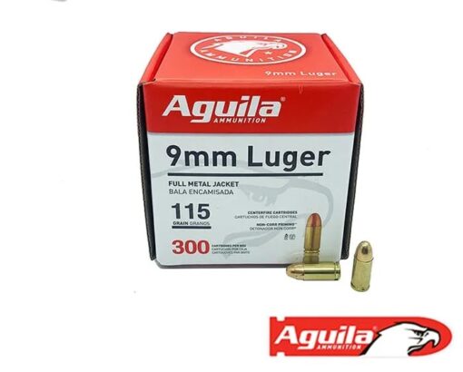 Aguila 9mm 115gr. FMJ 1200rds