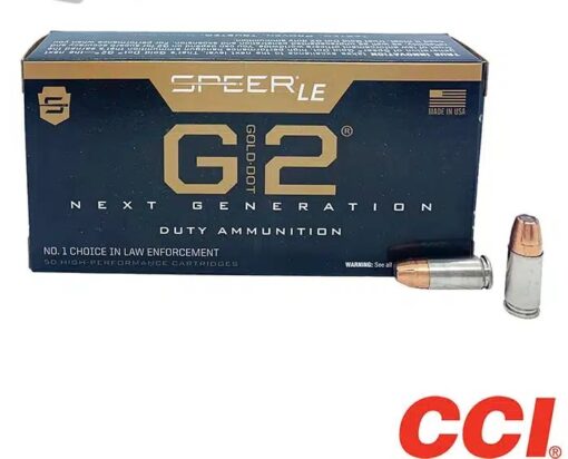 CCI Speer LE Gold Dot G2 9mm 147gr. JHP 50rds