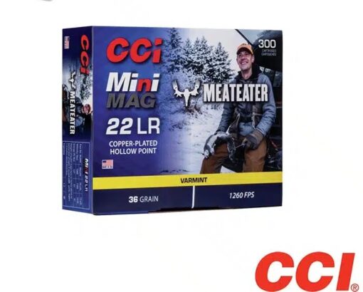 CCI Mini-Mag MeatEater .22LR 36gr. CPHP 3000rds