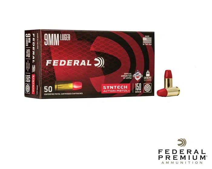 Federal Syntech Action 9mm 150gr. TSJ 50rds