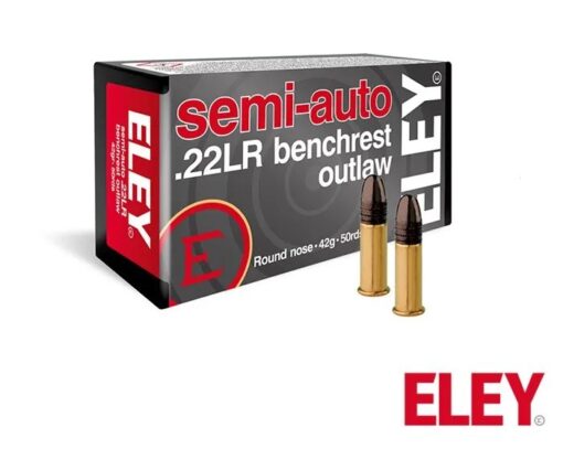 Eley Semi-Auto Benchrest Outlaw .22LR 42gr. RN 50rds