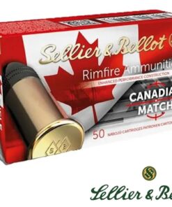 Sellier & Bellot Canadian Match Standard .22LR 40gr. LRN 5000rds