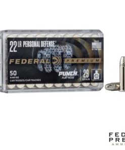 Federal Premium Punch .22LR 29gr. NPFN 500rds