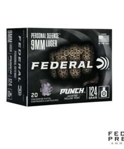 Federal Premium Punch 9mm 124gr. JHP 20rds