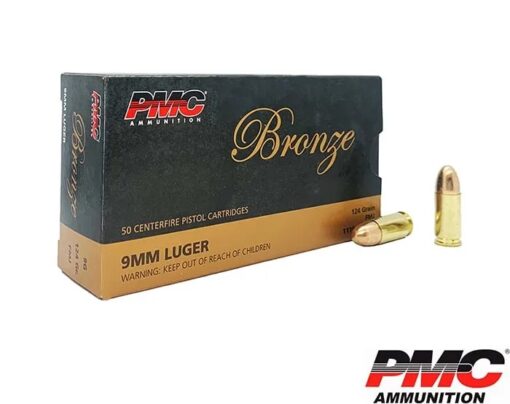 PMC Bronze 9mm 124gr. FMJ 50rds