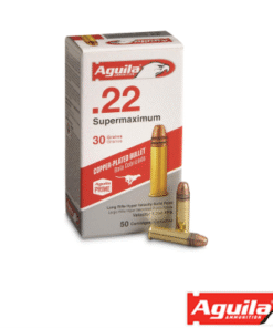 Aguila .22 LR Super Max Copper Plated Solid Point 30 gr 1000rds