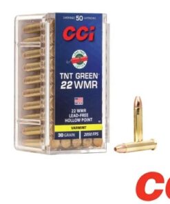 CCI TNT Green .22 WMR 30gr. HP 50rds