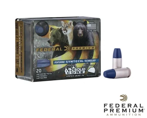 Federal Solid Core 9mm Luger +P 147gr Syntech Polymer Jacket 200rds