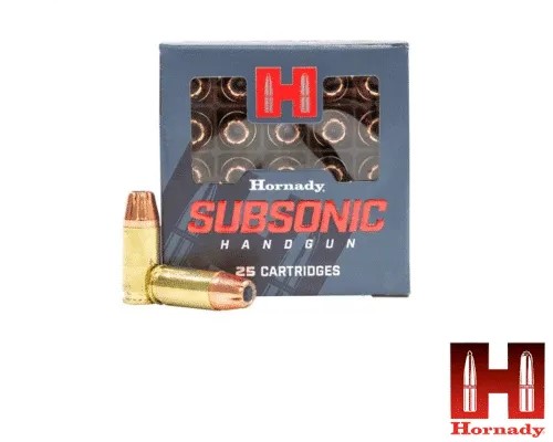 Hornady Subsonic 9mm 147gr. XTP 25rds
