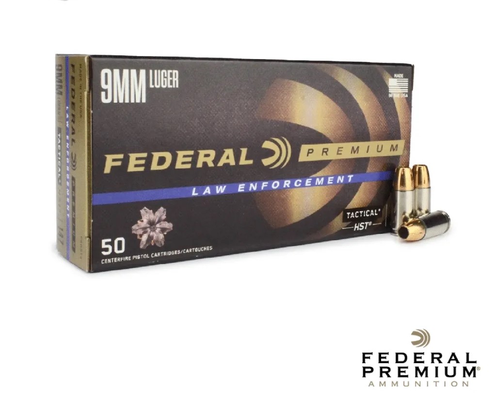 Federal Premium 9mm 147gr. HST 50rds