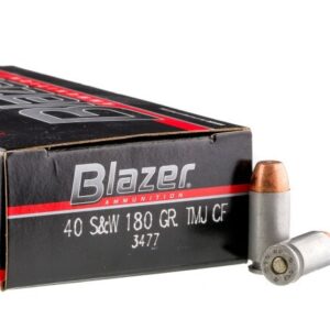 1000 Rounds of .40 S&W Ammo by Blazer – 180gr TMJ