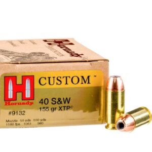 20 Rounds of .40 S&W Ammo by Hornady – 155gr JHP