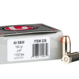 20 Rounds of .40 S&W Ammo by Underwood – 180gr JHP