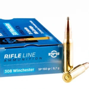 20 Rounds of .308 Win Ammo by Prvi Partizan – 150gr SP