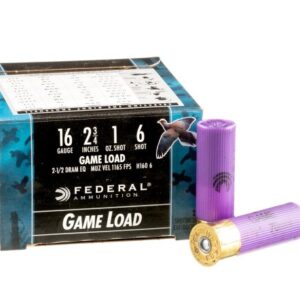 250 Rounds of 16ga Ammo by Federal – 1 ounce #6 shot