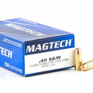 1000 Rounds of .40 S&W Ammo by Magtech – 180gr FMJ