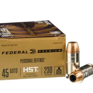 20 Rounds of .45 ACP Ammo by Federal – 230gr JHP