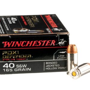 20 Rounds of .40 S&W Ammo by Winchester – 165gr JHP