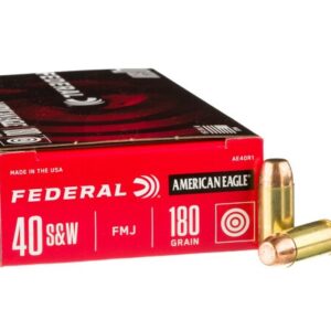 40 S&W – 180 gr FMJ – Federal American Eagle – 1000 Rounds