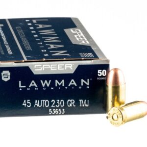 1000 Rounds of .45 ACP Ammo by Speer – 230gr TMJ