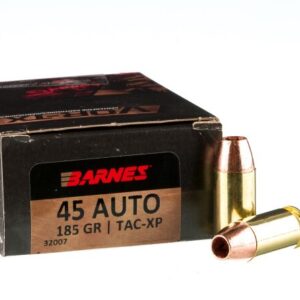 20 Rounds of .45 ACP Ammo by Barnes VOR-TX – 185gr TAC-XP