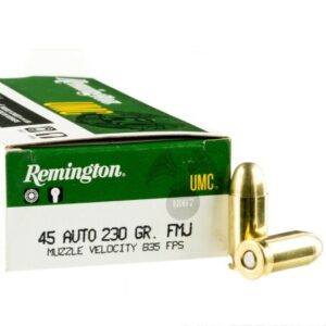 500 Rounds of .45 ACP Ammo by Remington – 230gr MC