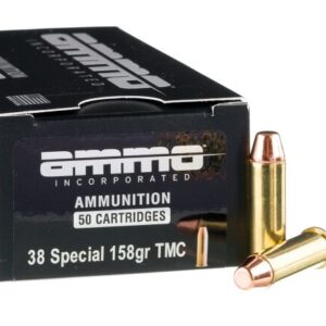 1000 Rounds of .38 Spl Ammo by Ammo Inc. – 158gr TMJ